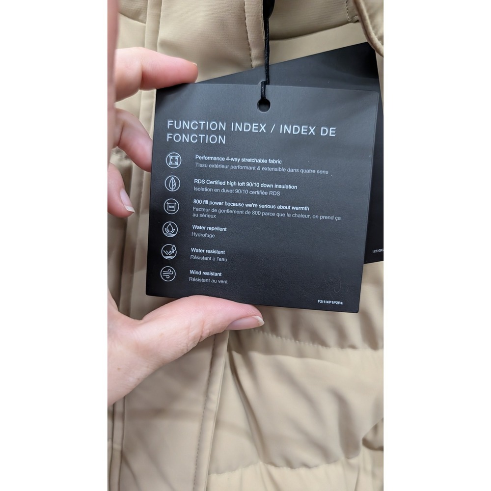 Moose Knuckles NWT Gold Series Betta Shearling Jacket Sand Down Puffer Coat- S - Picture 8 of 16